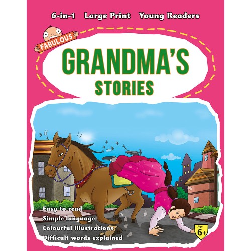 6 in 1 Large Print Young Readers: Grandma's Stories