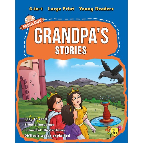 6 in 1 Large Print young Readers Grandpa's Stories (Hardcover)