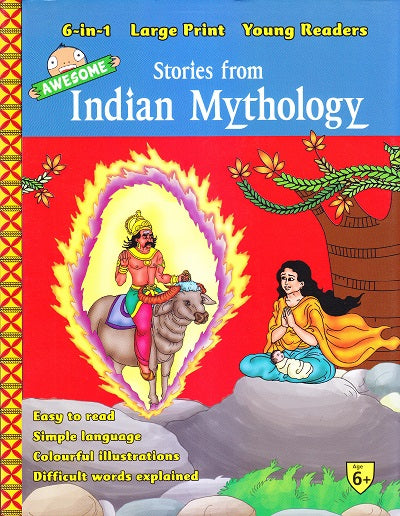 6 in 1 Large Print young Readers Stories from Indian Mythology (Hardcover)