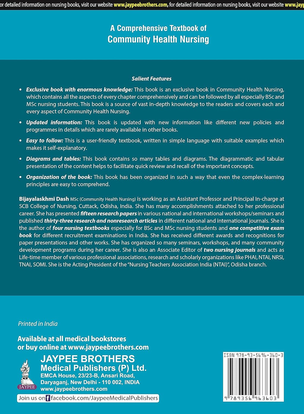 A Comprehensive Textbook of Community Health Nursing by  Bijayalaskhmi Dash 2nd edition