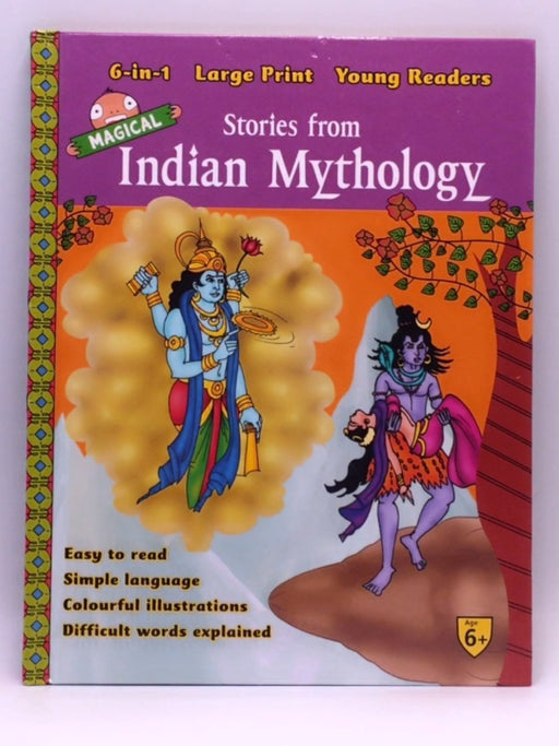 6 in 1 Large Print young Readers Stories from Indian Mythology (Hardcover)