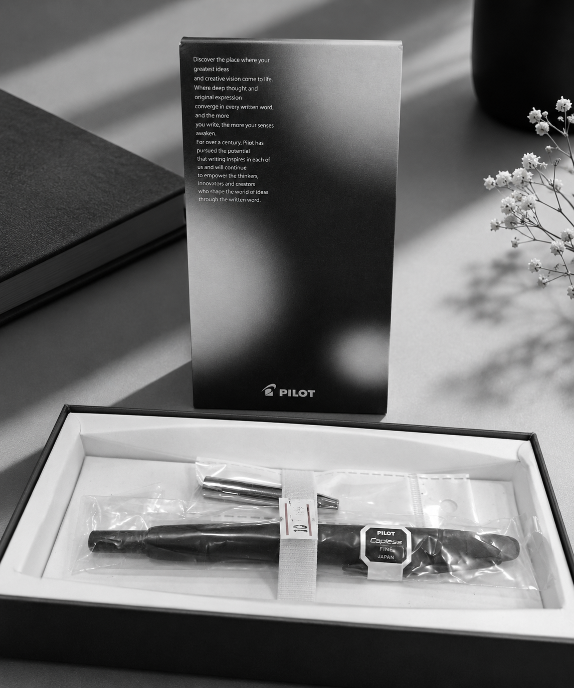 Pilot Premium Fountain Pen Capless Matt Black