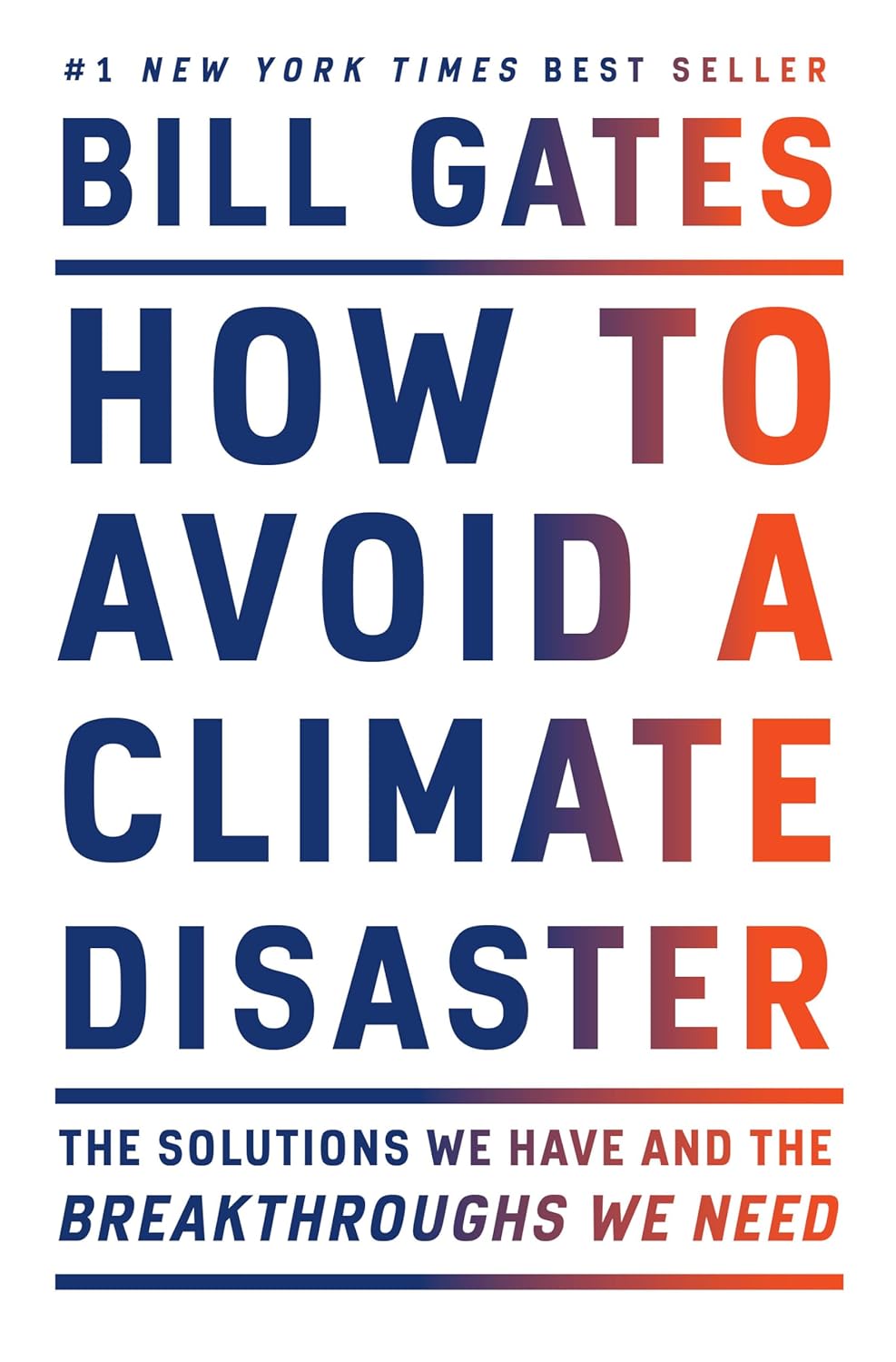 How to Avoid a Climate Disaster