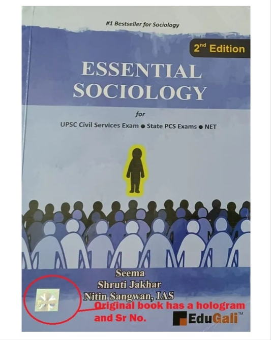 ESSENTIAL SOCIOLOGY [SEEMA SHRUTI JAKHAR NITIN SANGWAN,IAS] "2nd EDITION
