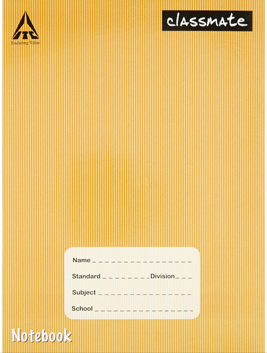 CLASSMATE NOTE BOOK 172page 55/-