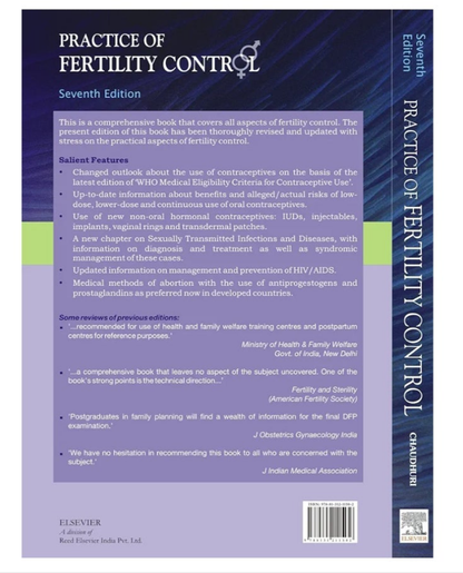 PRACTICE OF FERTILITY CONTROL 7th EDITION [S.K CHAUDHURI ]
