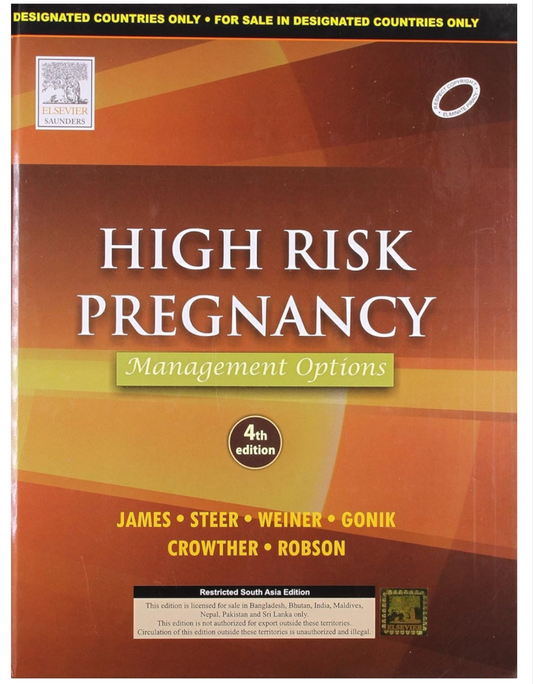 HIGH RISK PREGNANCY MANAGEMENT OPTIONS 4th EDITION