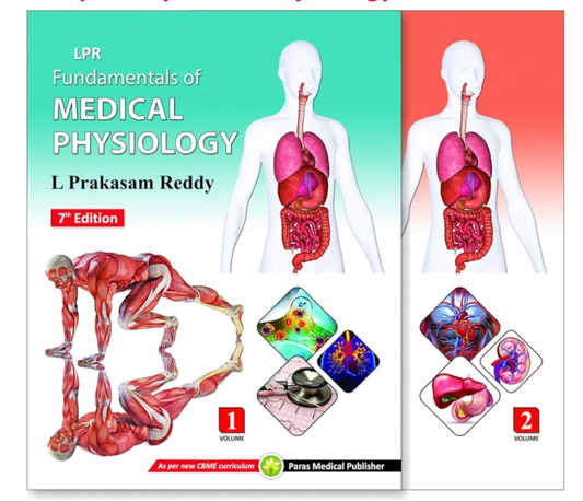 LPR FUNDAMENTALS OF MEDICAL PHYSIOLOGY "7th EDITION VOLUME 1 & 2" [ L Prakasam Reddy ]