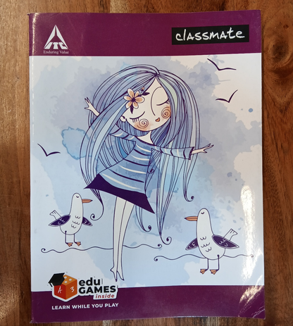 CLASSMATE NOTE BOOK 172Pages 55/-