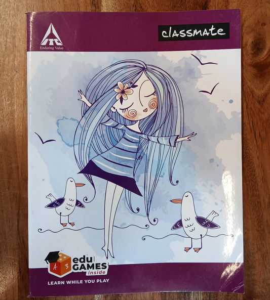 CLASSMATE NOTE BOOK 172Pages 55/-
