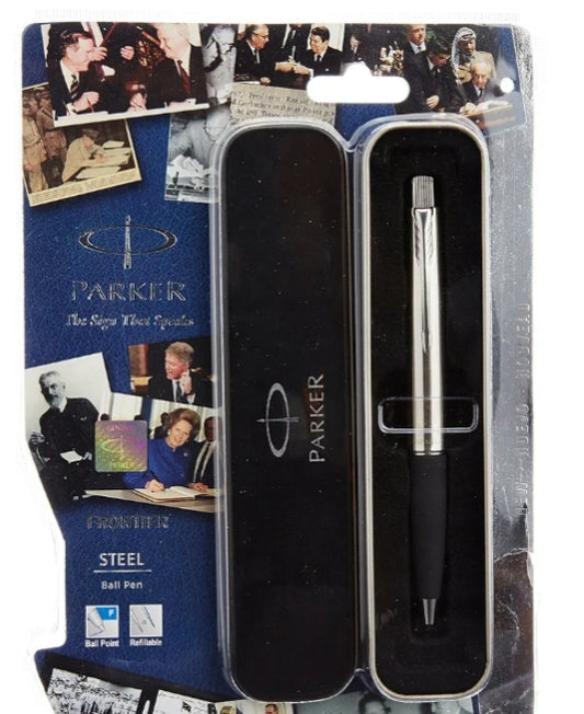 Parker frontier stainless steel ball pen refillable