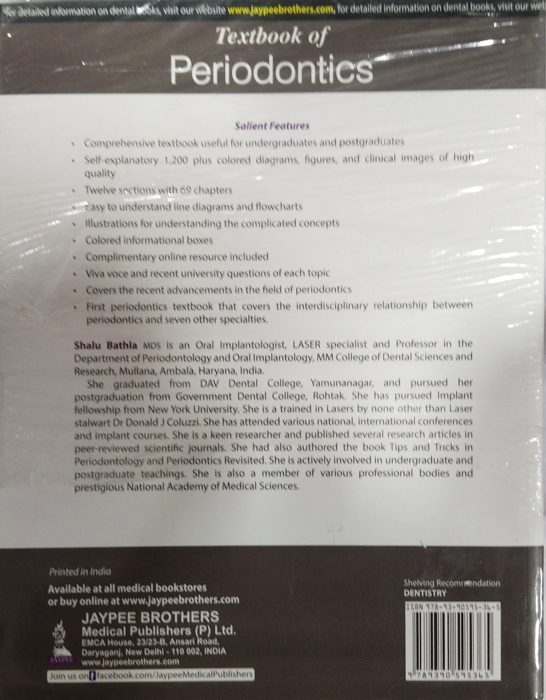 Textbook of Periodontics by Shalu Bathla 2nd edition