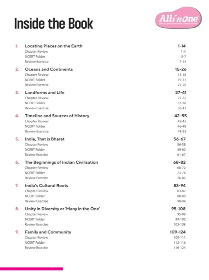 Arihant All in One Social Science for Class 6 2025- 26 As per Recommendations of NEP 2020 | Based on the latest NCERT Exploring Society India and Beyond | Mind Map in Each Chapter and Competency-Based Questions | Complete Study, Complete Practice, 2025-26