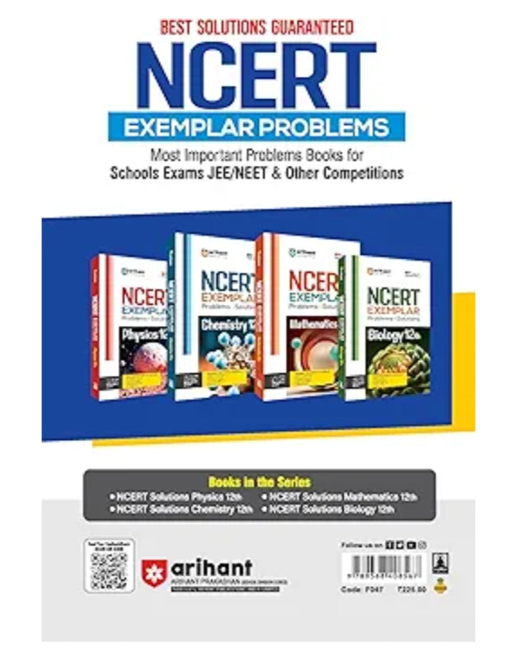 Arihant NCERT Solutions for Class 12th Physics with Chapterwise Study Notes I including Selected Questions of DIKSHA App I Fully updated as per latest NCERT Textbook