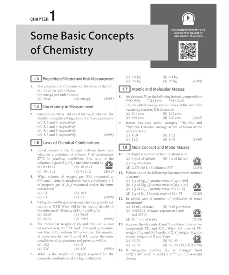 MTG 37 Years NEET Previous Year Solved Question Papers with NEET PYQ Chapterwise Topicwise Solutions Chemistry For NEET 2025 Exam | Get Free access of Smart Book & Video Solutions (Based on Latest Syllabus) [Paperback] MTG Editorial Board