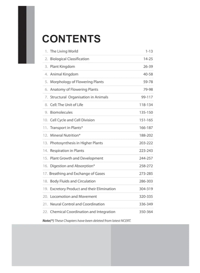 Arihant NCERT Exemplar Problems-Solutions for Biology 11th | Fully updated as per the latest rationalized NCERT