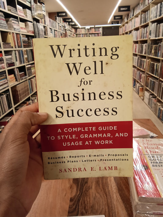 Writing well for business success