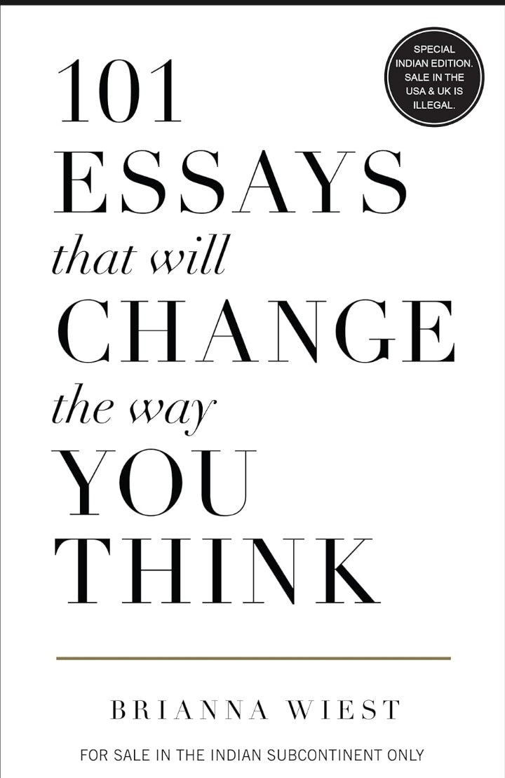 101 Essays That Will Change The Way You Think