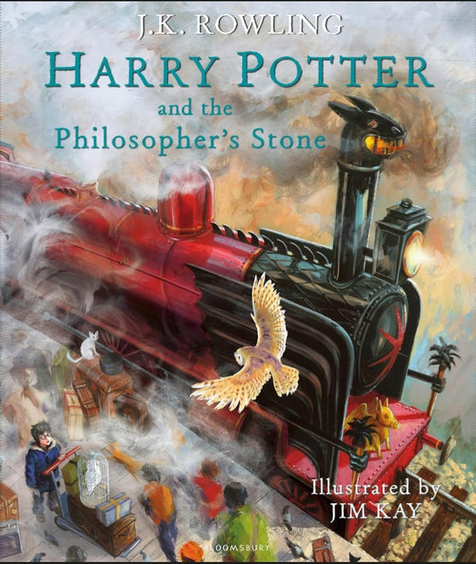 Harry Potter&The Philosopher's Stone hardback edition (illustrated)