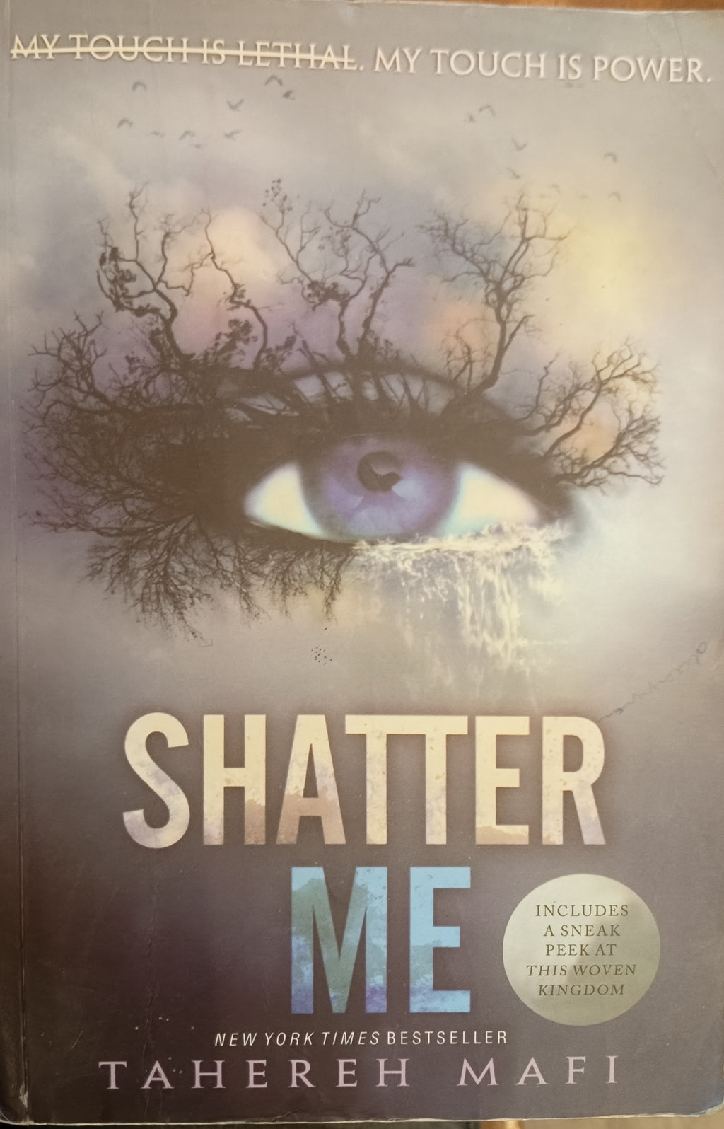 Shatter Me by Tahereh Mafi (GRADE - C)