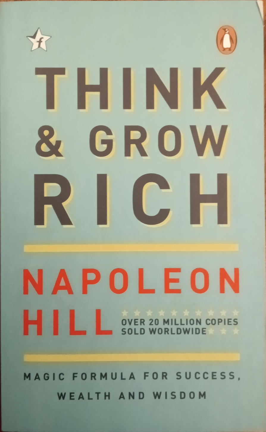 THINK & GROW RICH BY NAPOLEON HILL (GRADE - A)