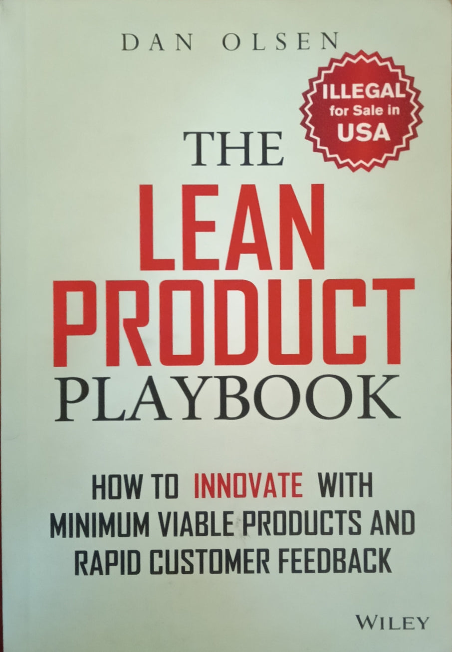 THE LEAN PRODUCT PLAYBOOK BY DAN OLSEN (GRADE - A)