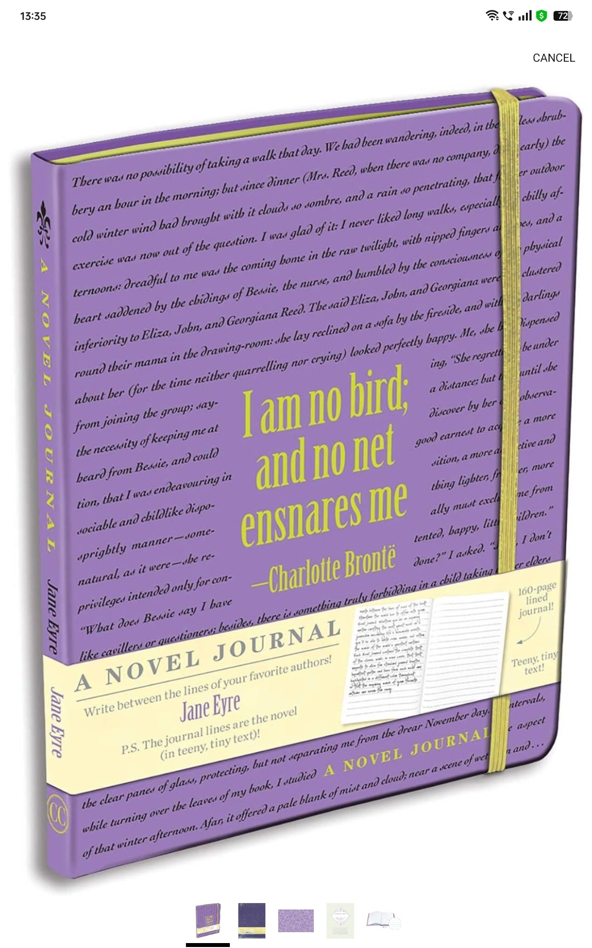 A Novel Journal - Jane Eyre