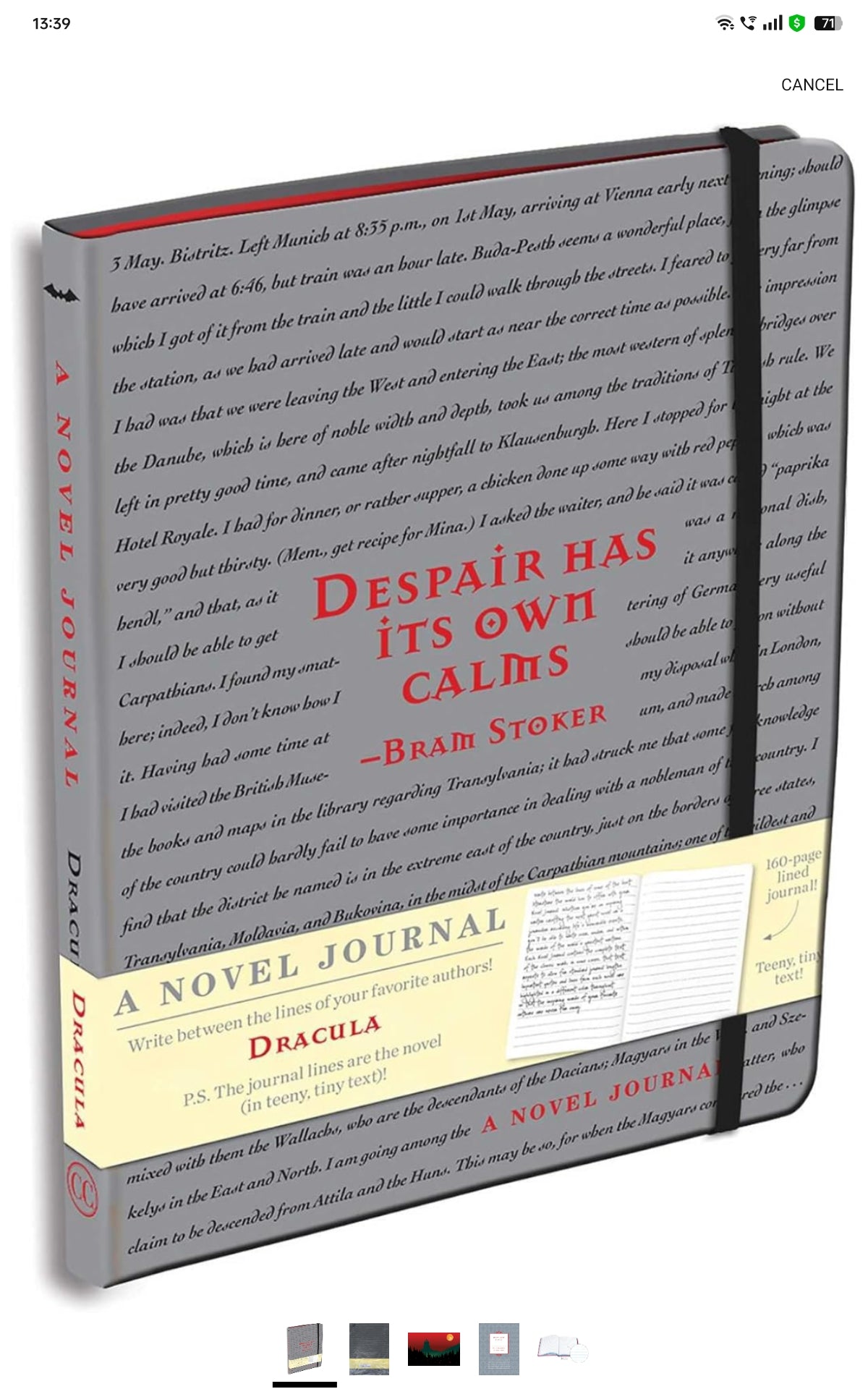 A Novel Journal: Dracula (Novel Journals)