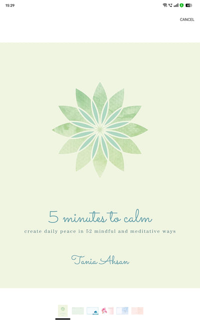 5 Minutes to Calm: Create Daily Peace in 52 Mindful and Meditative Ways