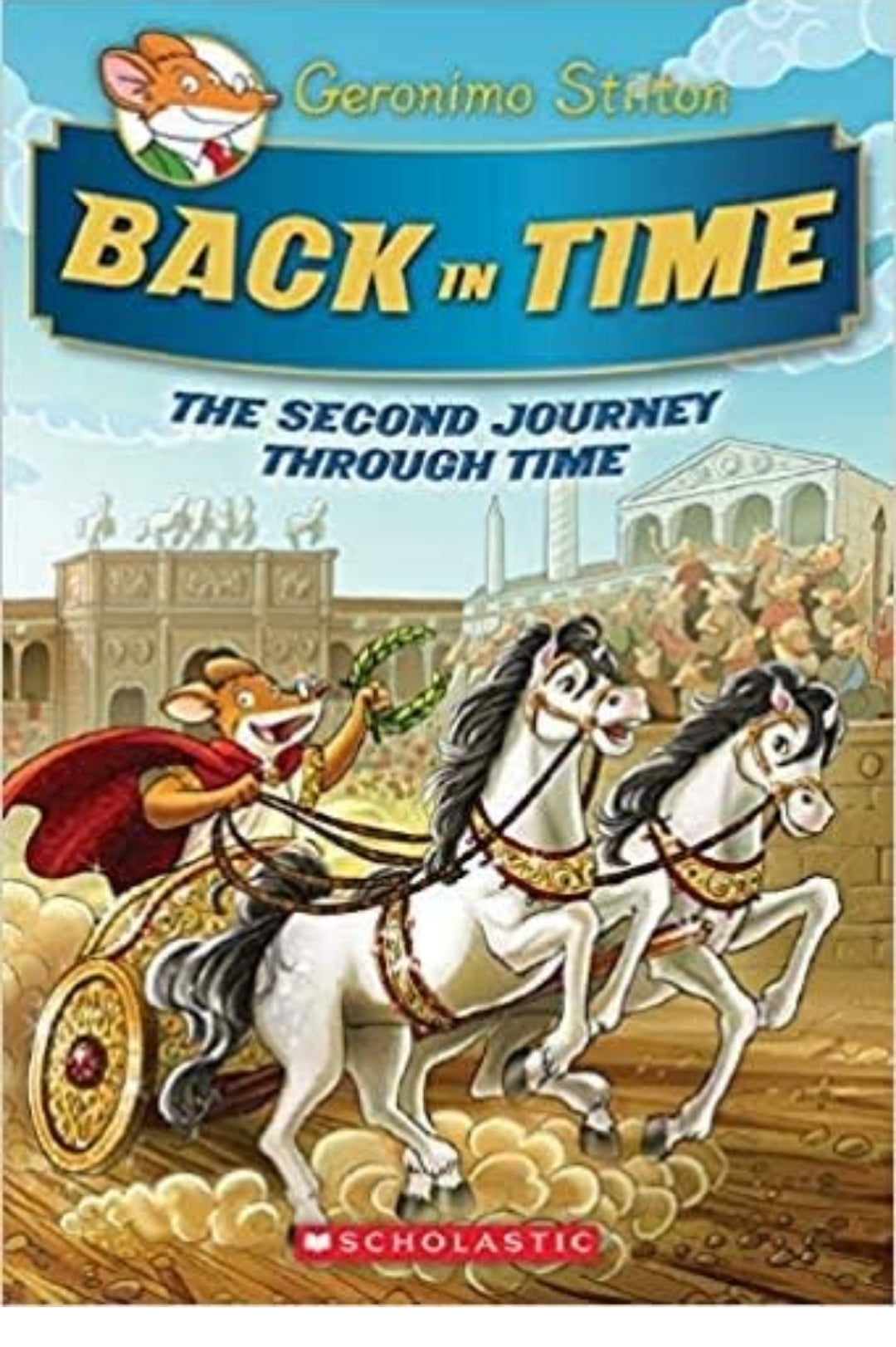 GERONIMO STILTON
 BACK IN TIME SECOND JOURNEY (hardcover)
