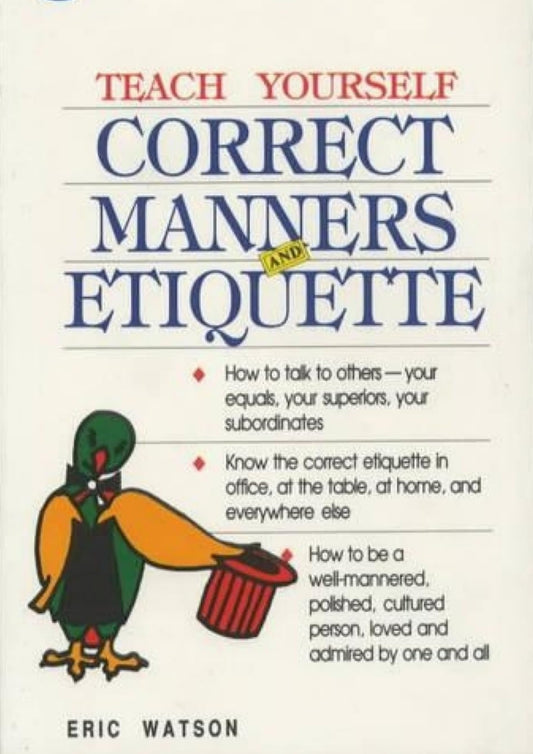 Correct Manners & Etiquets (Dlx)