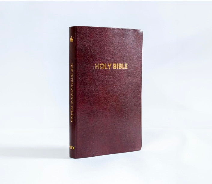 Niv English Bible Brown Anglicised Version | Cromwell Bonded Leather | Thin Bible with Gilded Edge | Easy-to-Read Fonts | Easy to carry | Lifeway India Publication