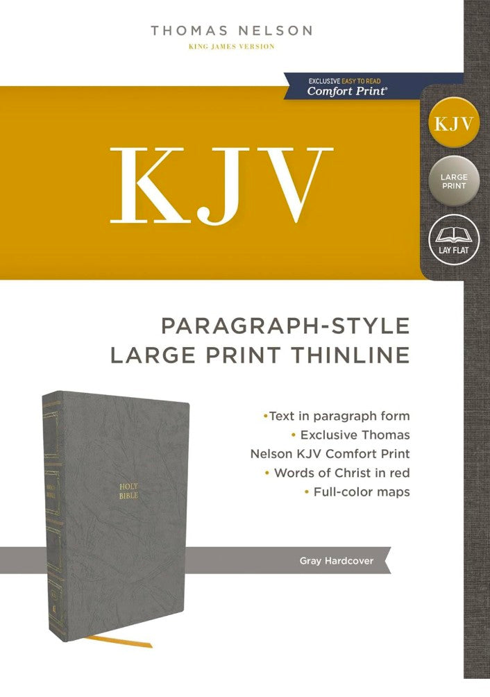 KJV Holy Bible: Paragraph-style Large Print Thinline with 43,000 Cross Reference: King James Version