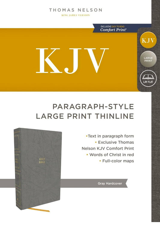 KJV Holy Bible: Paragraph-style Large Print Thinline with 43,000 Cross Reference: King James Version