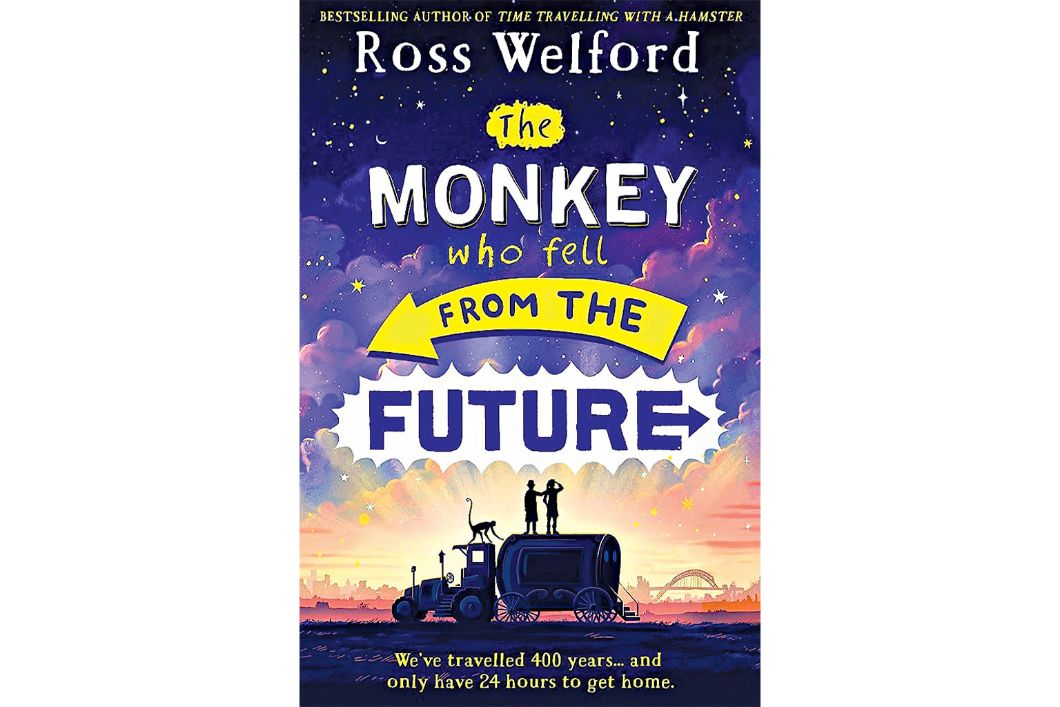 The monkey who fell from the future (Ross Welford)[paperback]
