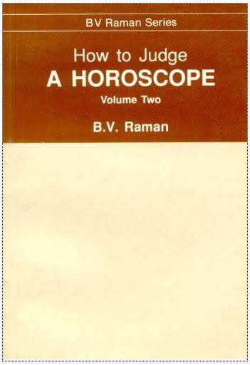 HOW TO JUDGE A HOROSCOPE VOLUME TWO BV RAMAN (GRADE - C)