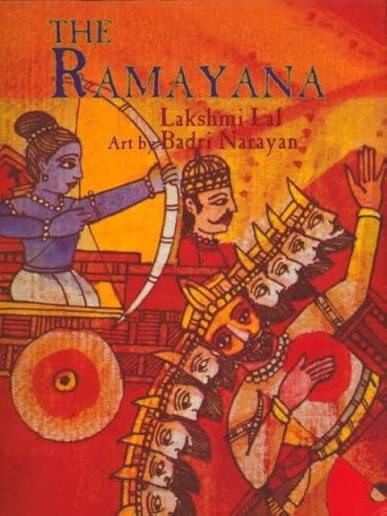 THE RAMAYANA LAKSHMI LAL ART BY BADRI NARAYAN (GRADE - B)