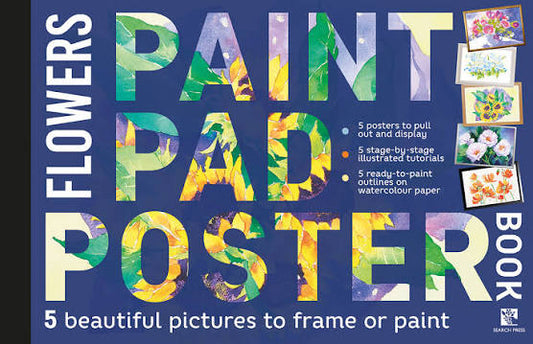 Paint Pad Poster Book: Country Scenes: 5 Beautiful Pictures to Frame or Paint