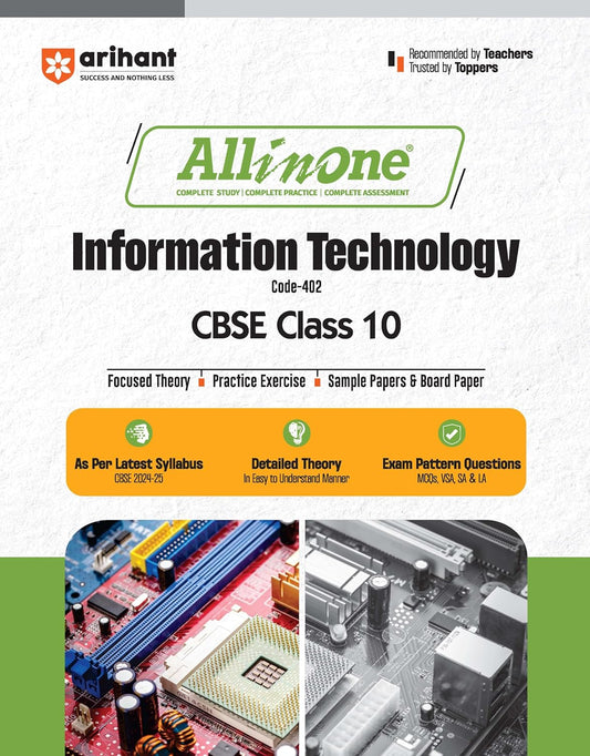 All In One Information Technology CBSE Class 10th Based On Latest NCERT For CBSE Exams 2025