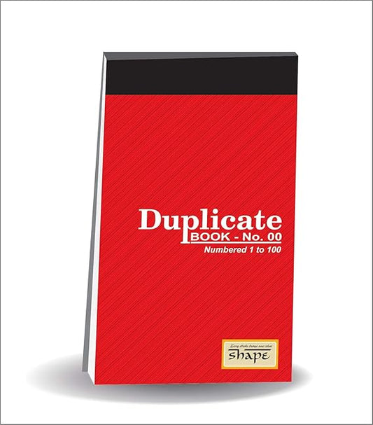 Shape '1 Duplicate Book with Carbon - 100 Pages
