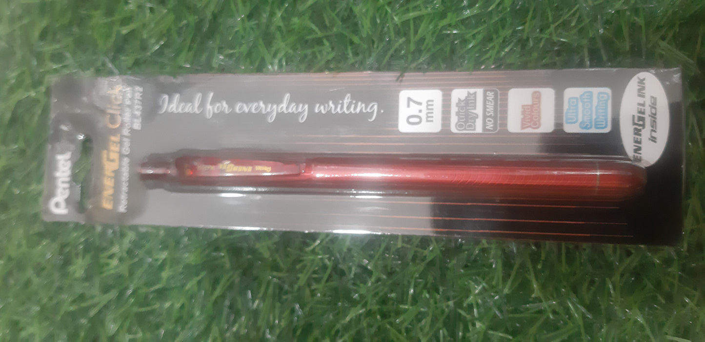 Pentel ener gel click retactable gel Roller pan Bl437R2 (reb)