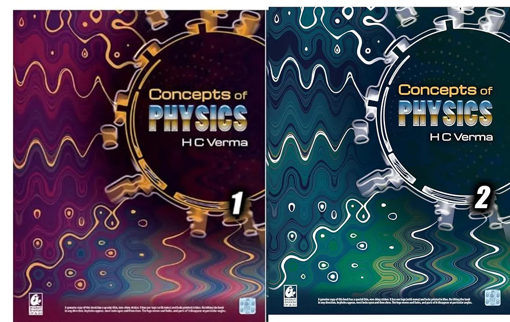 Concepts of Physics - HC Verma - Vol 1 and 2 - Set of 2 Books - [ORIGINAL BOOKS-TOP GRADE PAPER & PRINT] - For 2025-26 Exams - Latest Editions