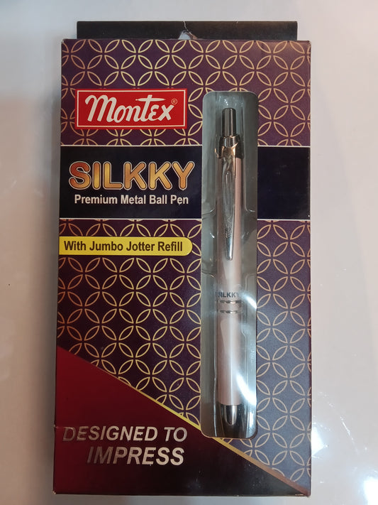 Montex silkky premium metal ball pen