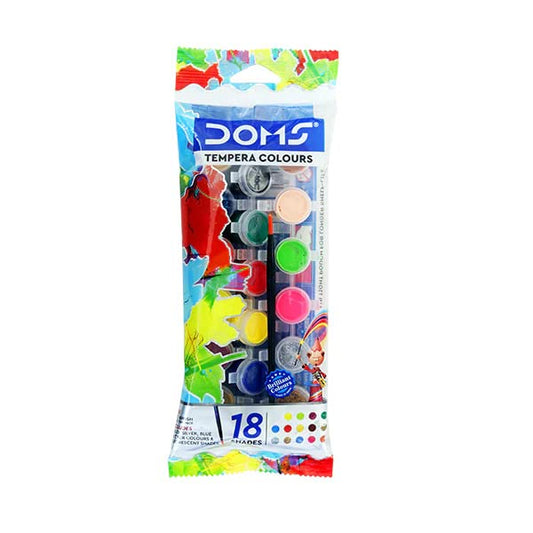 Doms tempera colour 18 shades