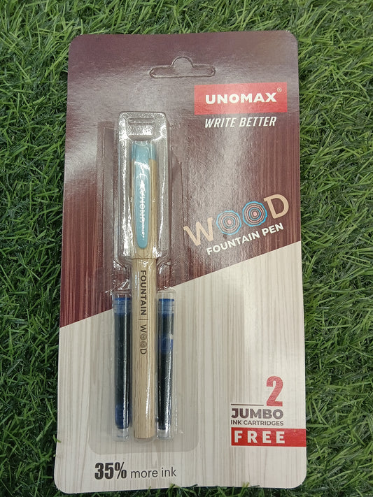 Unomax wood fountain pen