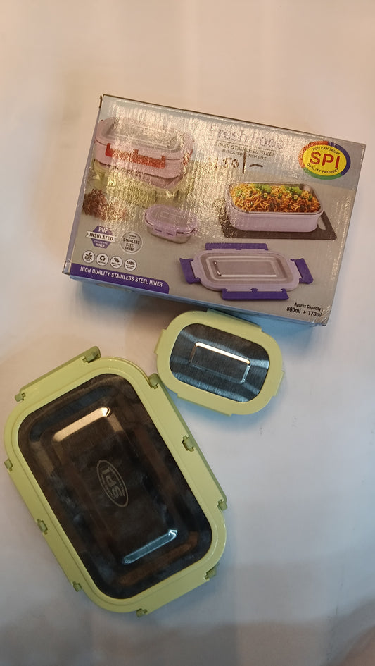Fresh Food inner Dtainledd Steel inuslated lunch Box