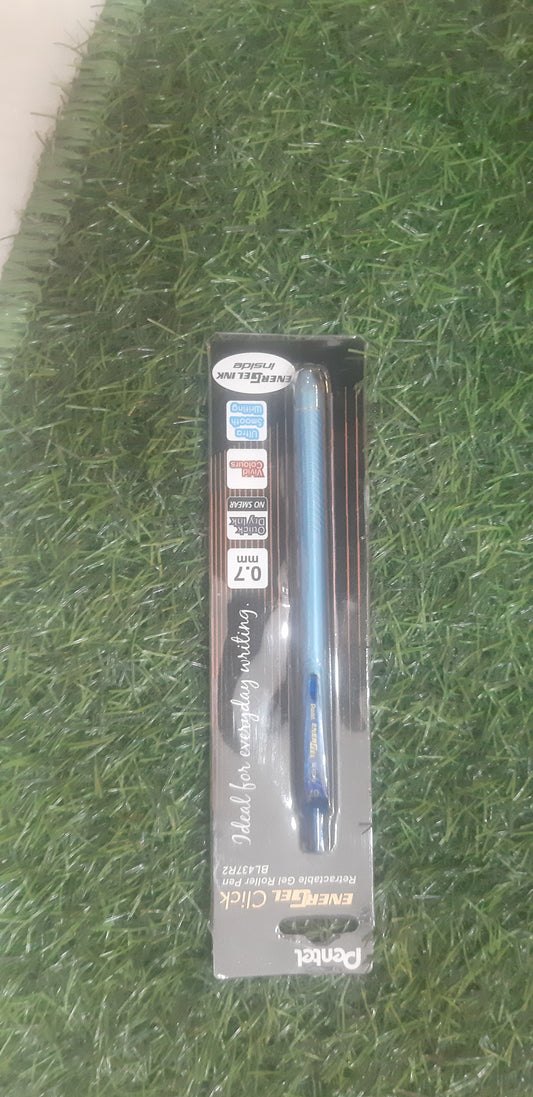 Pantel Ener  Click Retrable Gel Roller pan BL437R2(Blue)