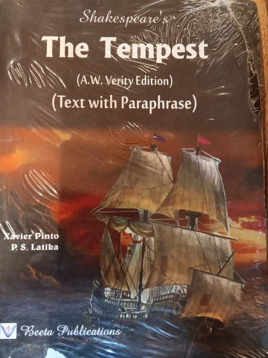 ISC Shakespeare Series The Tempest (A.W. Verity Edition) Text with Paraphrase for Class 12 (As per Latest ISC Syllabus)