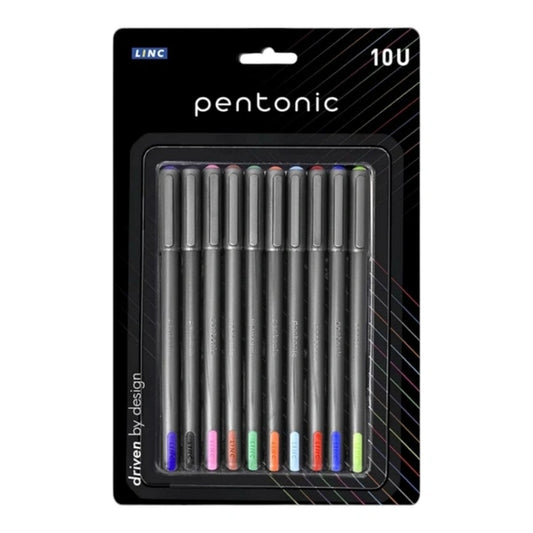 Pentonic driven by design 1.0mm colour ful pen 10Nball pen