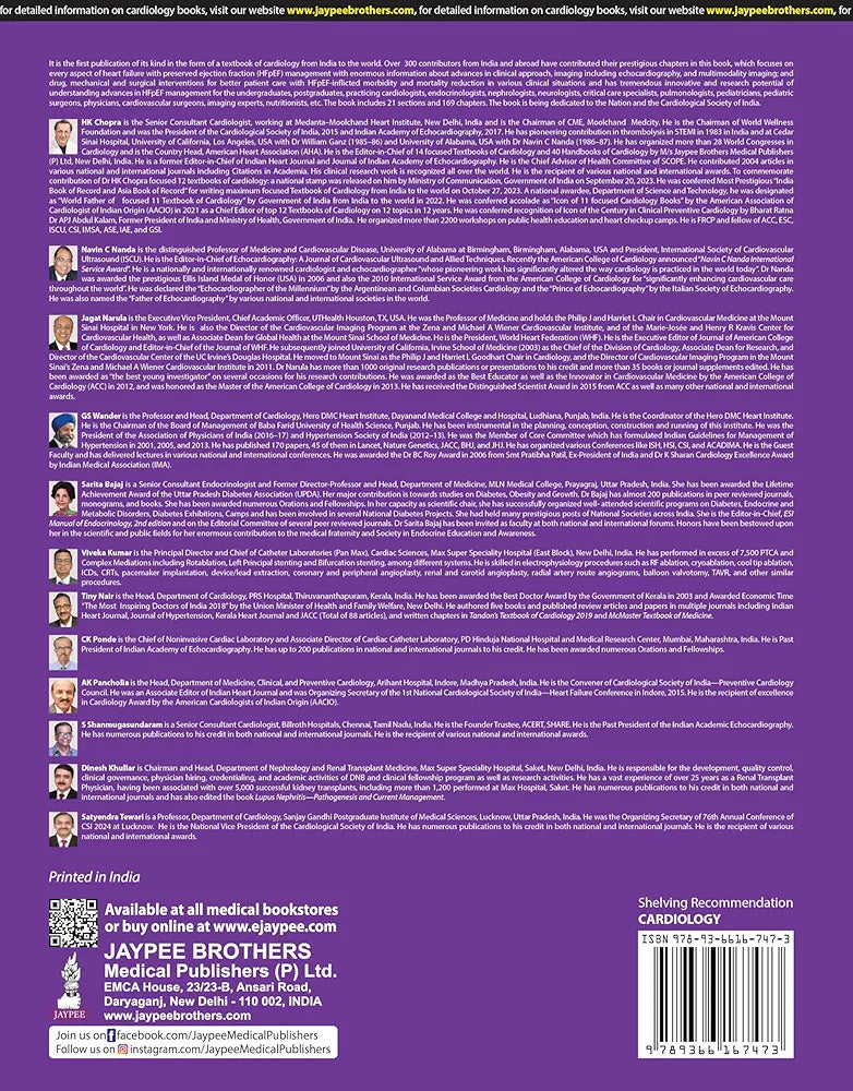 ADVANCES IN HFPEF MANAGEMENT (AHM) (CKM NAVIGATION) A TEXTBOOK OF CARDIOLOGY by Chopra,Nanda
